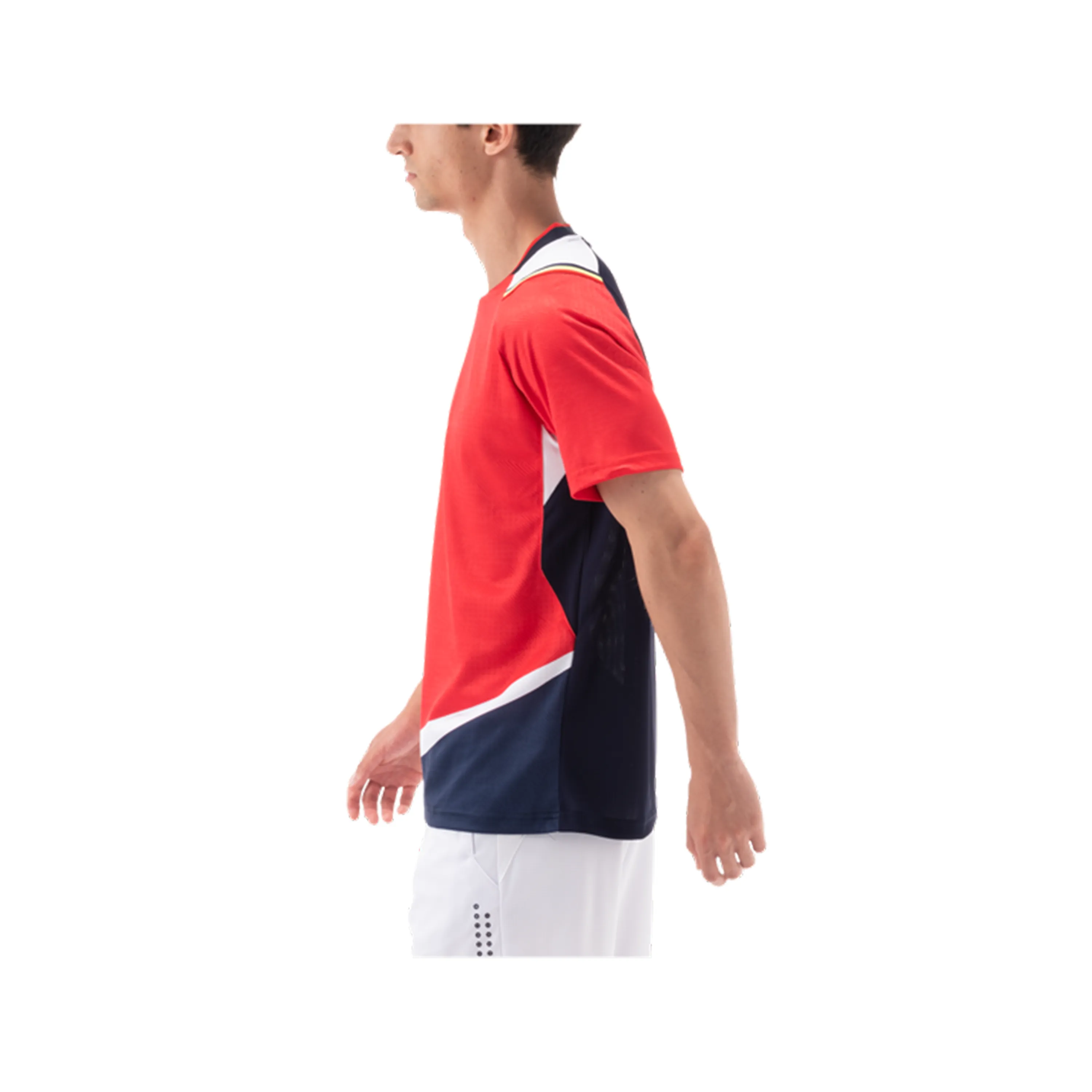 Yonex RubyRed Men's Premium Badminton/Sports Shirt 10489