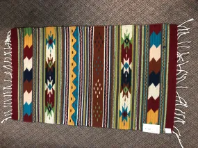 Zapotec wool rugs, 21” x 43” ZP14 mats