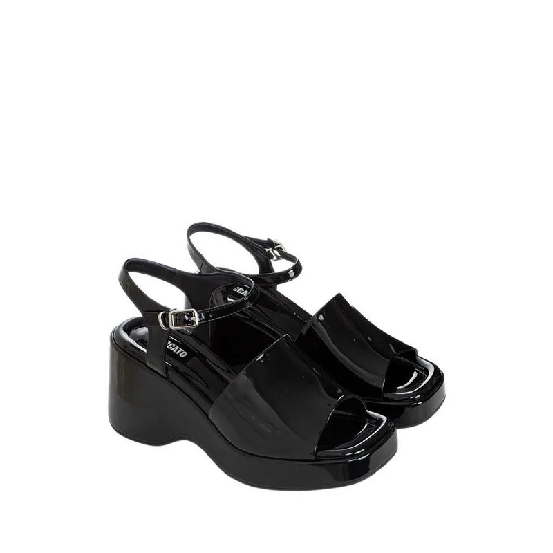 ZH510-005 Sandal Wedges - Black